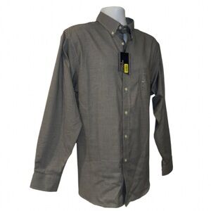 NWT Roundtree & Yorke Button-Down Shirt Men’s XL Long Sleeve Micro Houndstooth